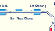 Airport Rail Link from Suvarnabuhmi to Bangkok City centre
